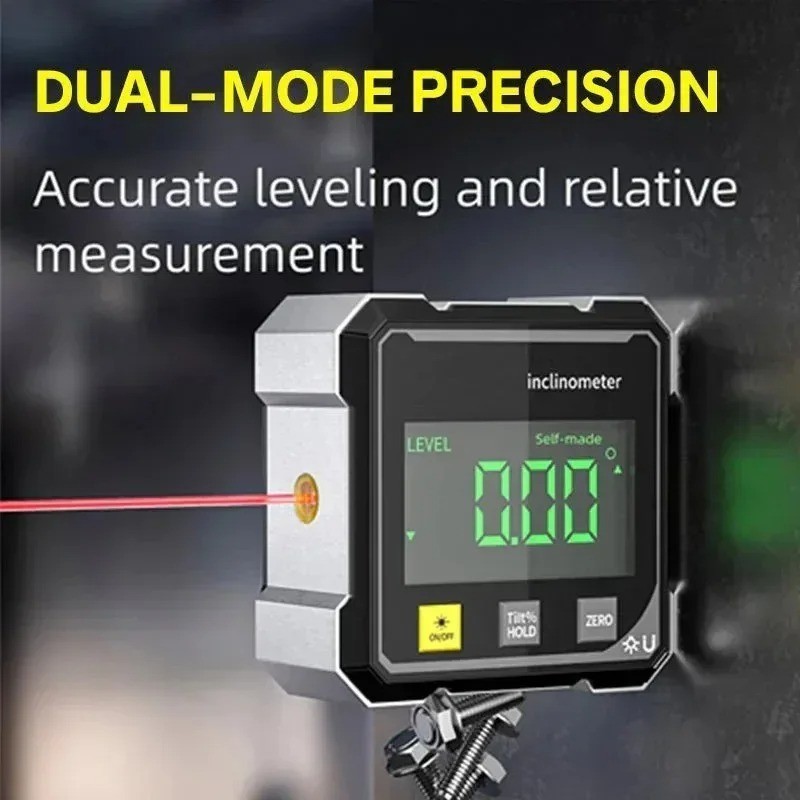 Magnetic Digital Level Box Gauge Angle Meter Finder Protractor Inclinometer