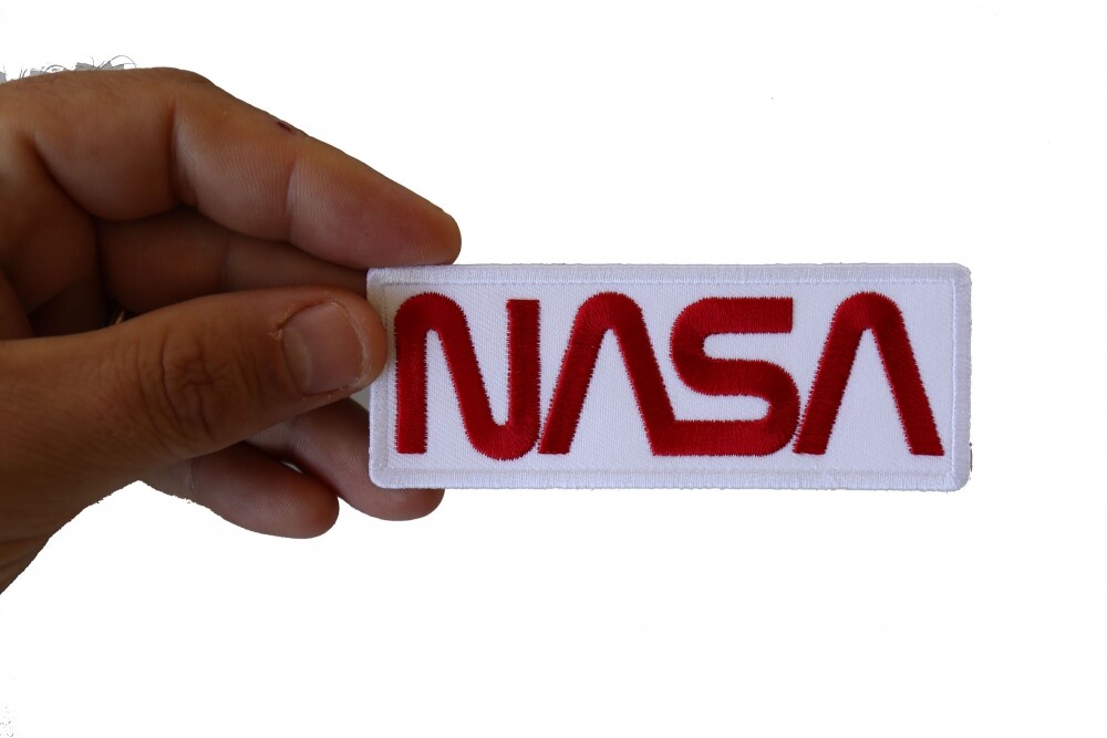 Embroidered Patch, NASA Space Patch, 4" x 1.5" (10.2 cm x 3.8 cm)