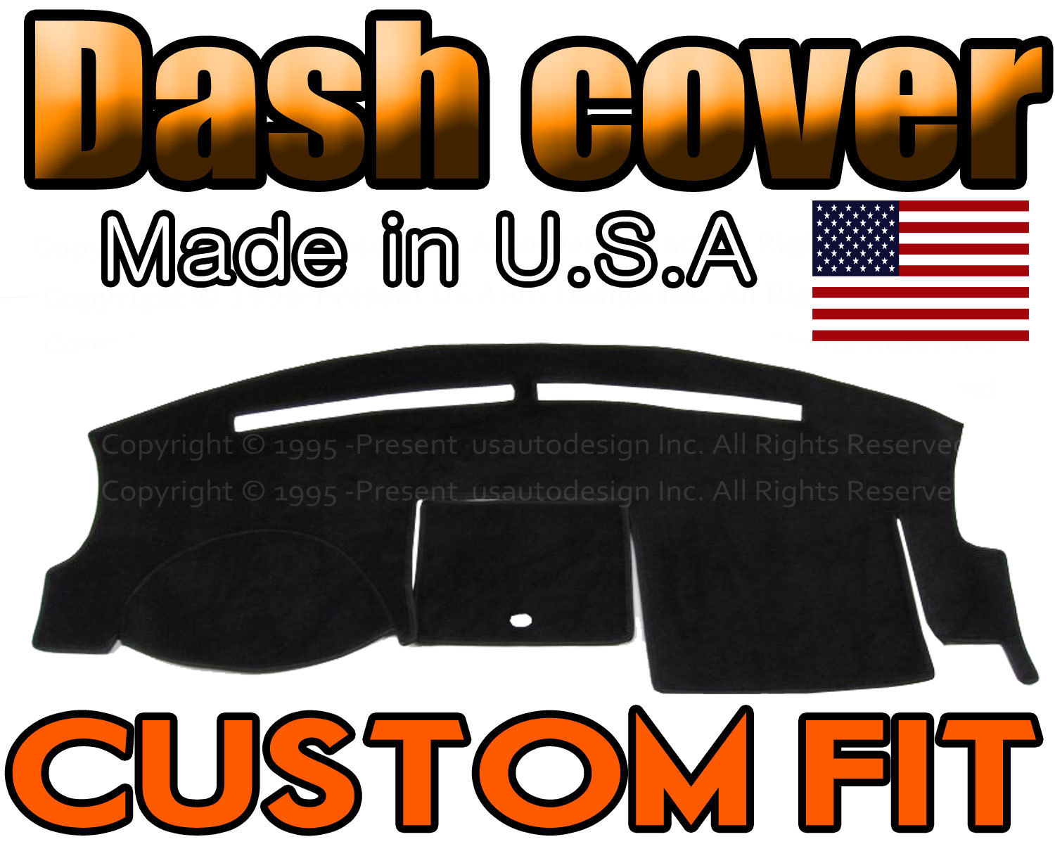 Fits 2004-2007 FORD  FREESTAR  DASH COVER MAT  DASHBOARD PAD  / BLACK