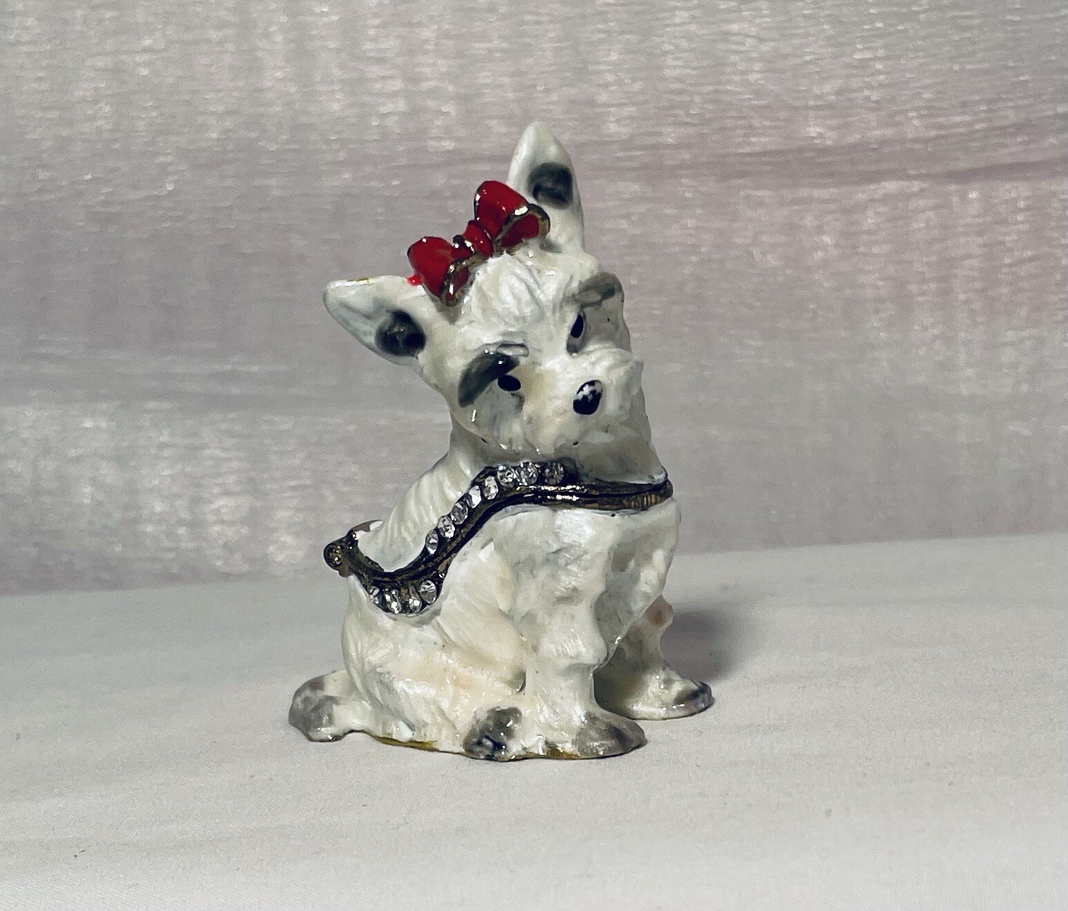 Coconut Groves Galleria West Highland Terrier  Jewelry Enamel Bejeweled Trinket