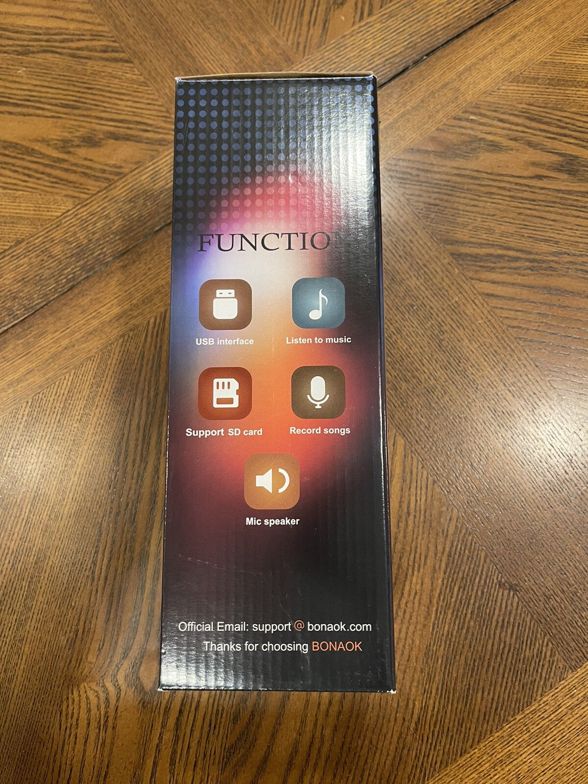 Bonaok Bluetooth Handheld Karaoke Microphone .. Bluetooth .. Rose Golden