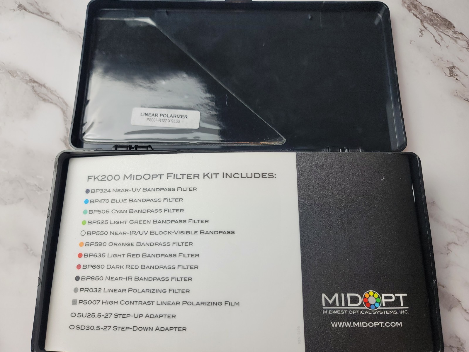 Midopt Machine Vision Filter Kit - FK200