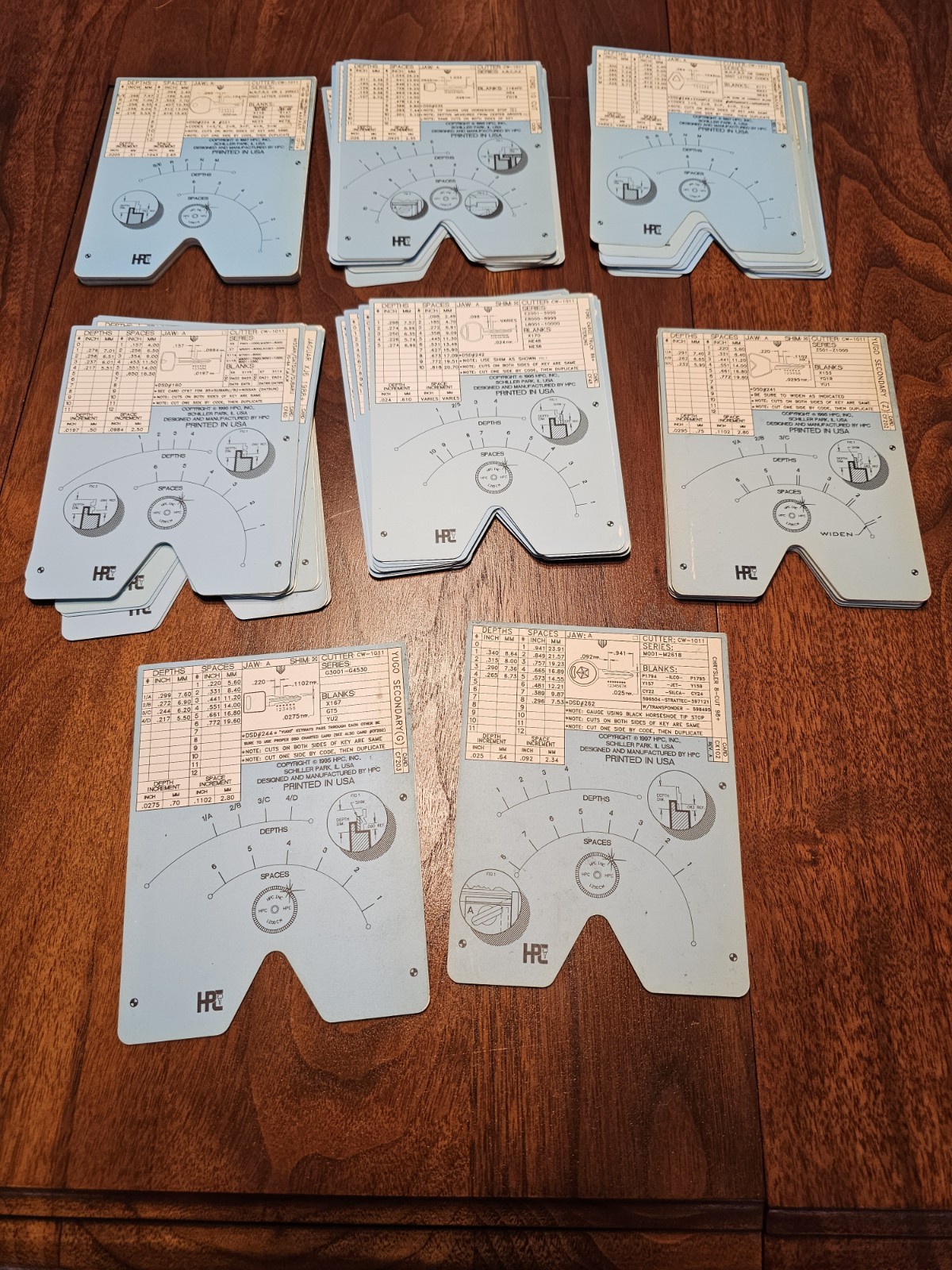 HPC Blitz 1200 CMB Code Key Cutter Cards Ford Porsche Gm Honda