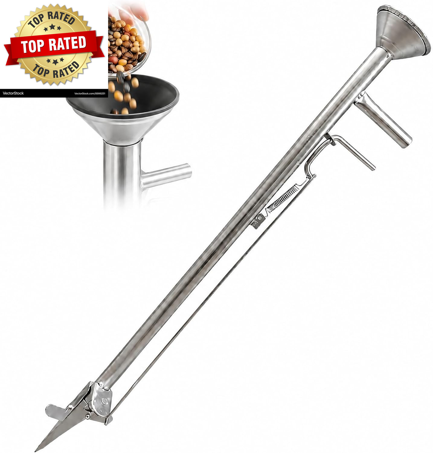 Seed Sower Gardening Tools Fertilizer Applicator Manual Seeder Vegetable Seeder