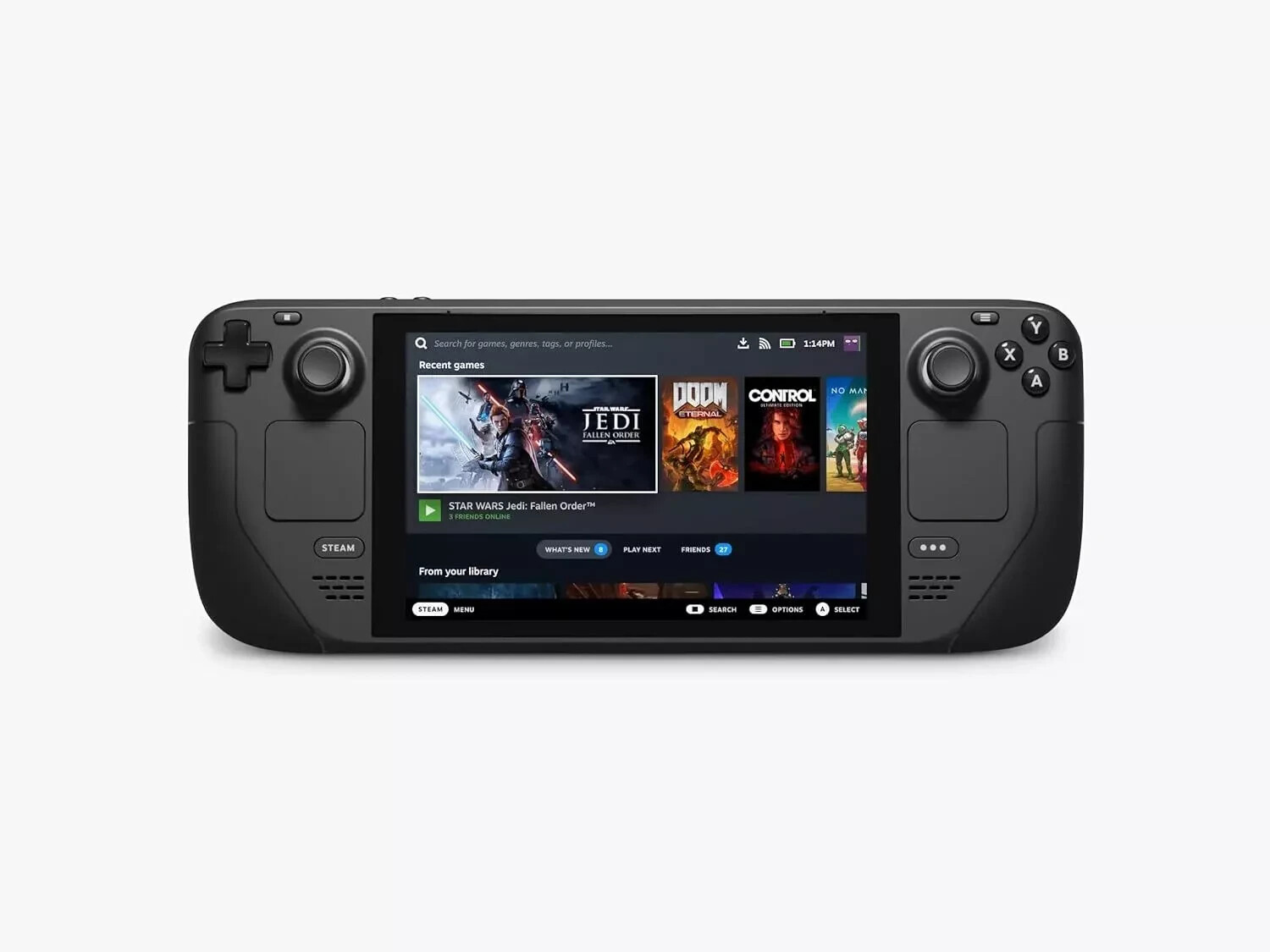Steam Deck LCD Gaming Handheld Console 1TB 7.0'' Steam OS Black