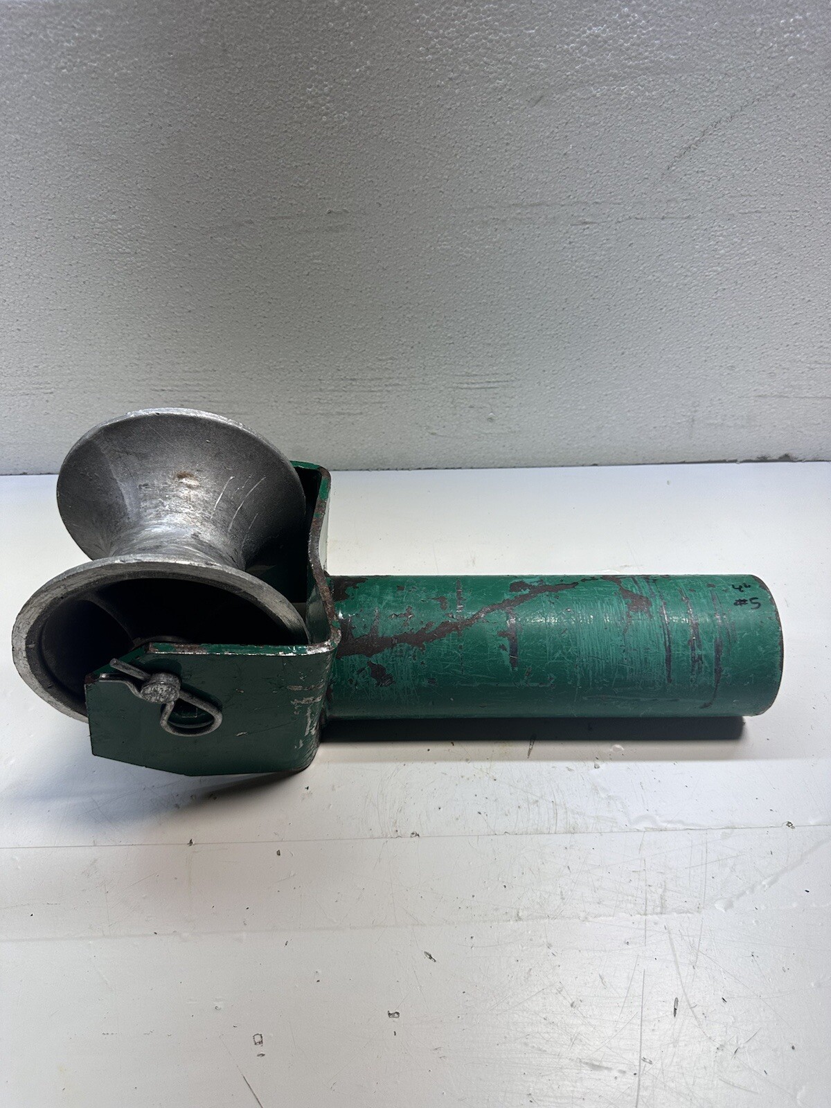 Greenlee 441 4 inch Feeding Sheave for Cable Tugger Puller Great Shape #5