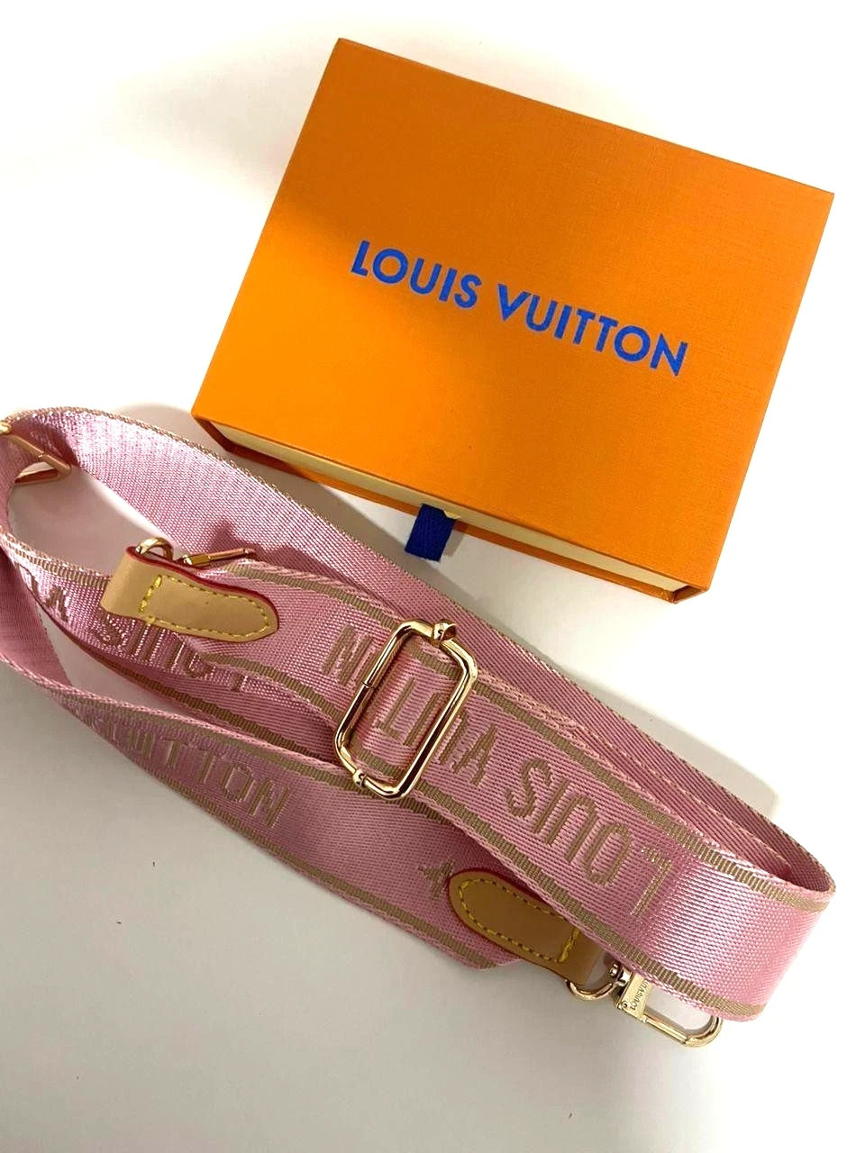 Louis Vuitton Shoulder Strap Adjustable Crossbody Shoulder Replacement Pink