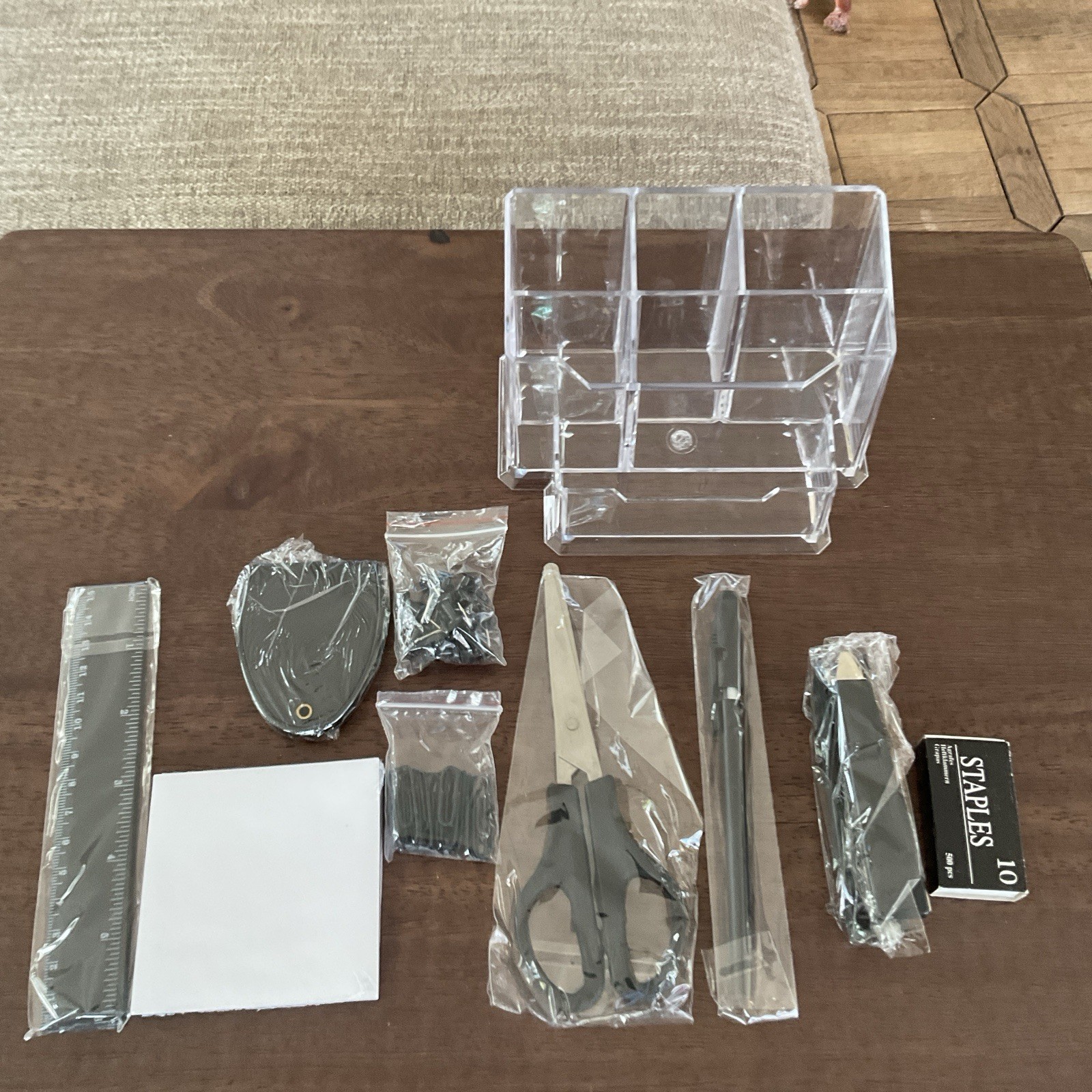 Desk Organizer With Supplies 7 Piece Set New