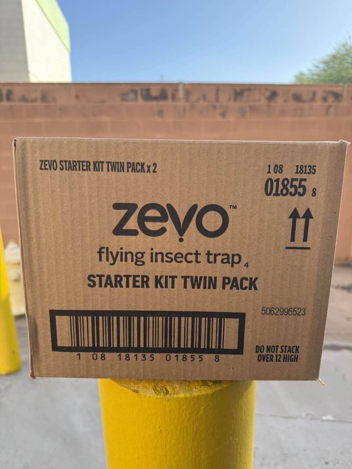 Zevo 2 Flying Insect Traps 2 Refill Cartridges Plug in Fly Trap (2 Boxes)
