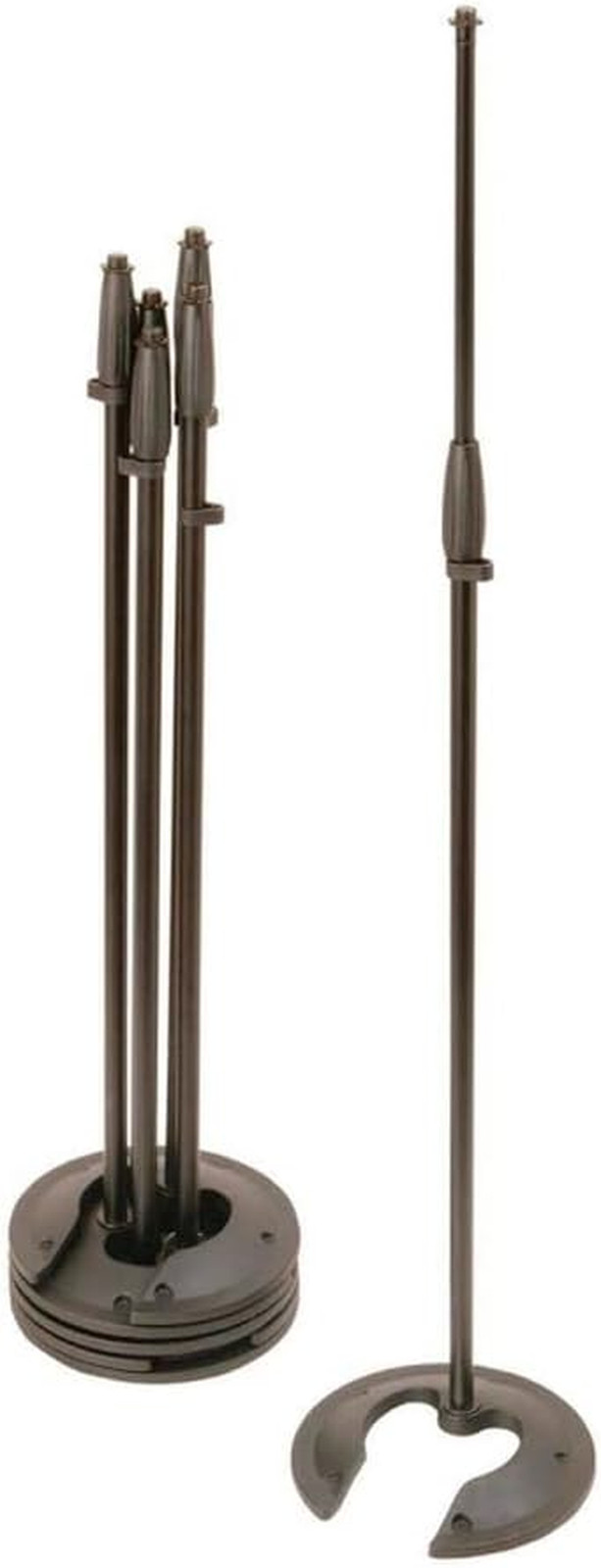 On-Stage MS7325 Stackable Microphone Stand and On-Stage MSA2700 Multi-Mic Holder