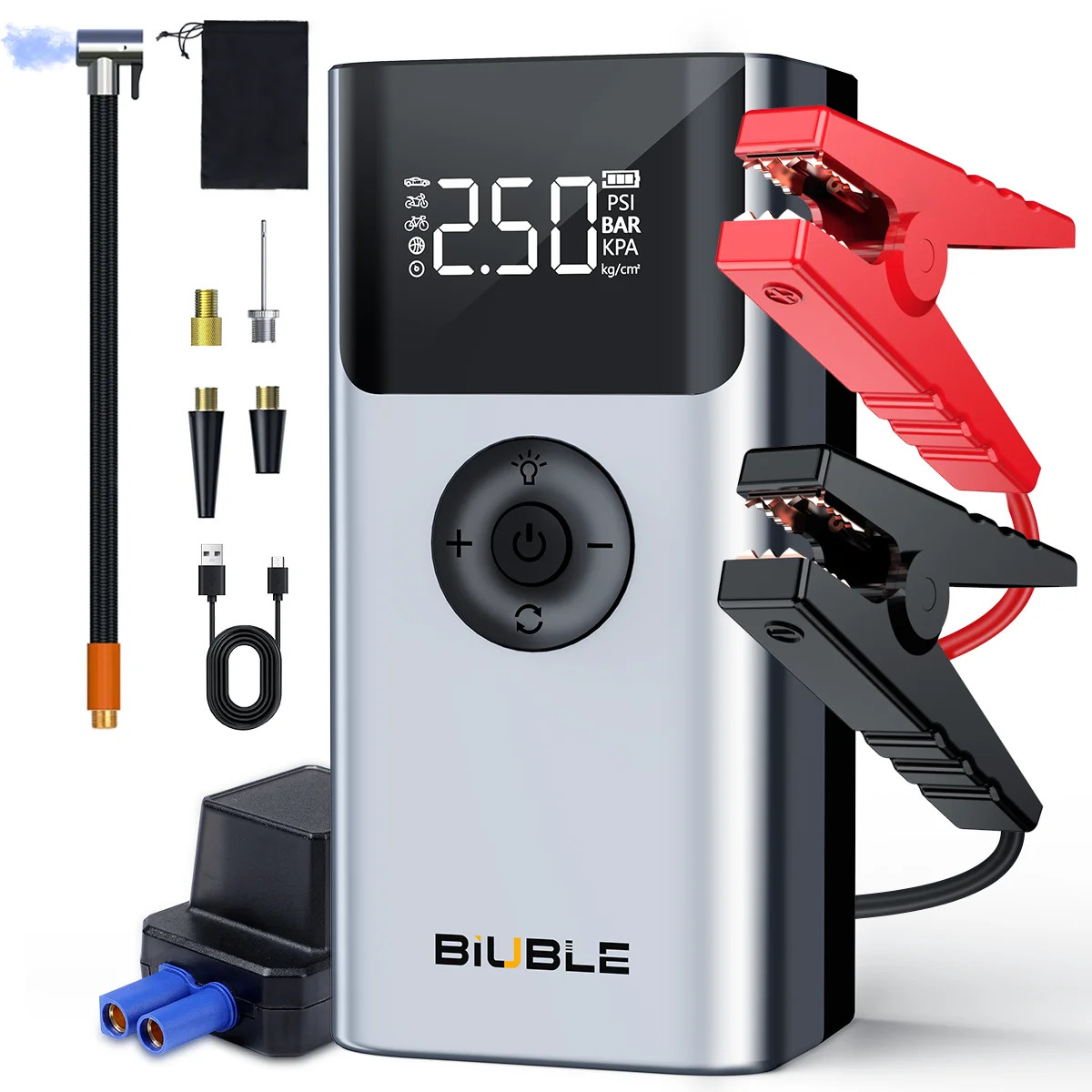 Car Jump Starter PowerBank Booster for 10.0L Gasoline and 8.0L Diesel Engines