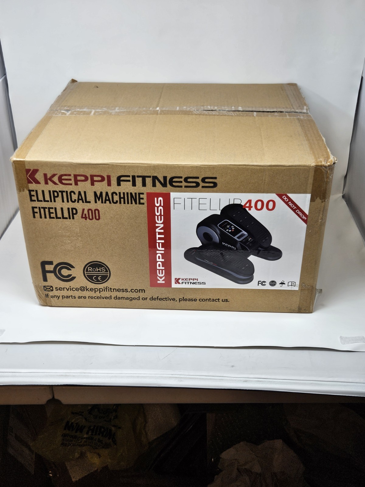 🏃 Keppi FITELLIP400 Under Desk Elliptical Machine Remote Magnetic NEW