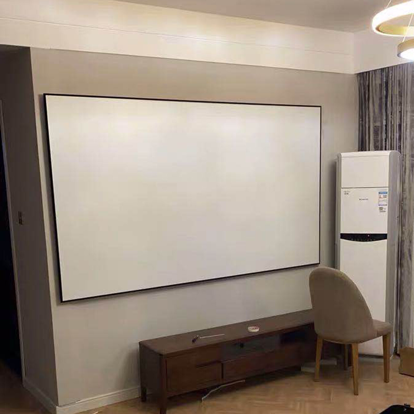 135" Inch Fixed Aluminum Frame Projector Screen Home Theatre HD TV Projection