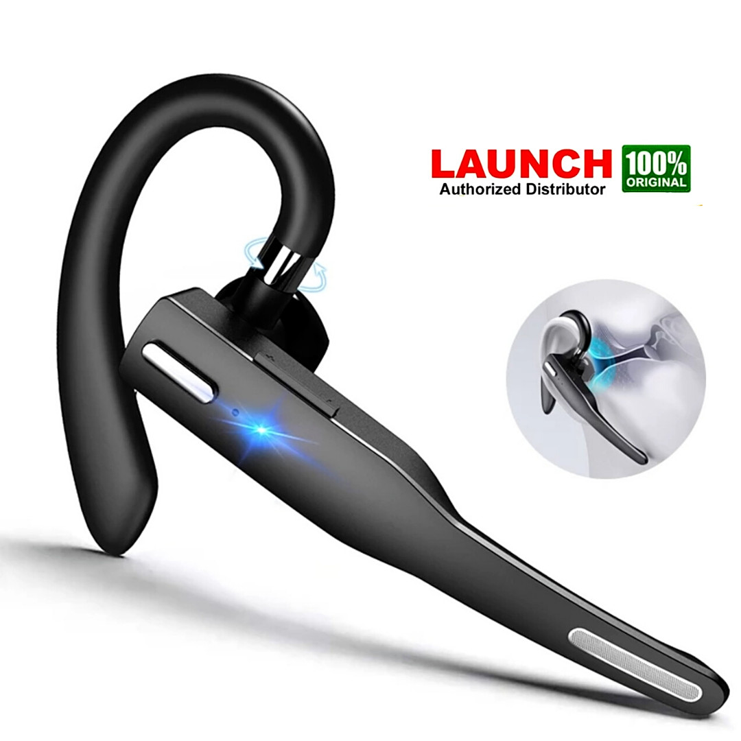 Bluetooth 5.0 Earpiece Wireless Headset Noise Cancelling Earbuds Driving Trucker
