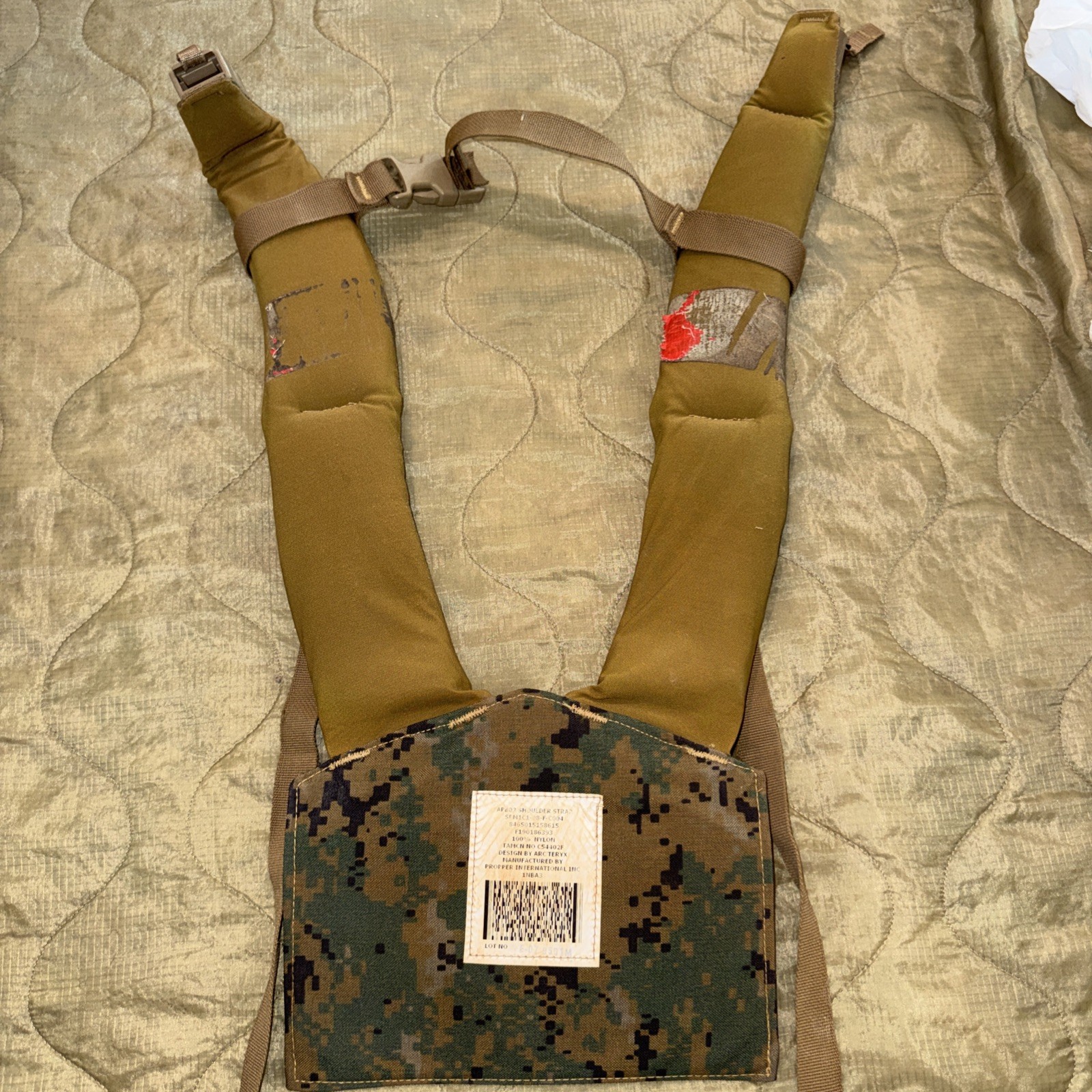 USMC Ilbe Marpat Shoulder Strap Assembly for Main Pack
