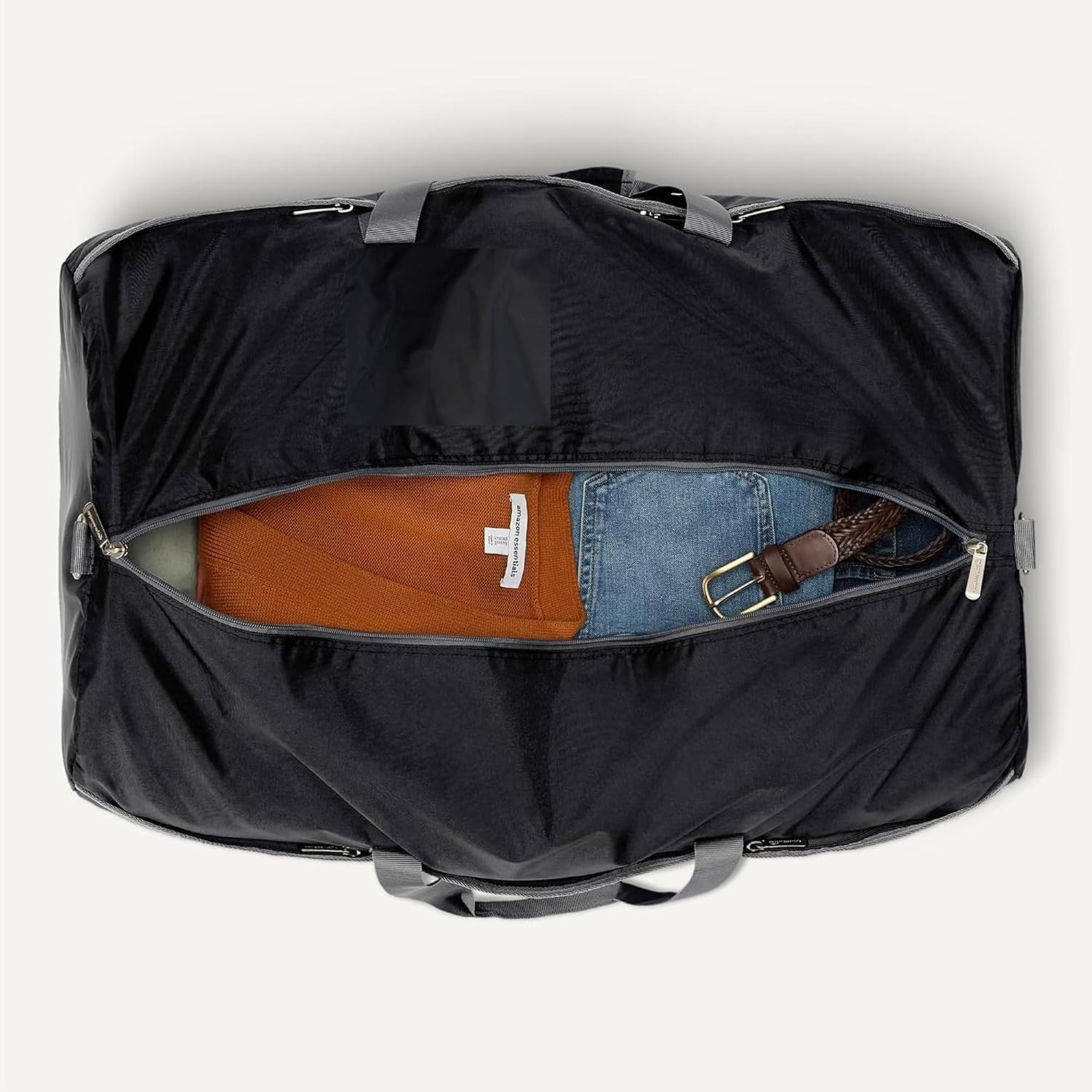 Amazon Essentials Extra Large Foldable Nylon Duffel Bag for Travel/Storage with