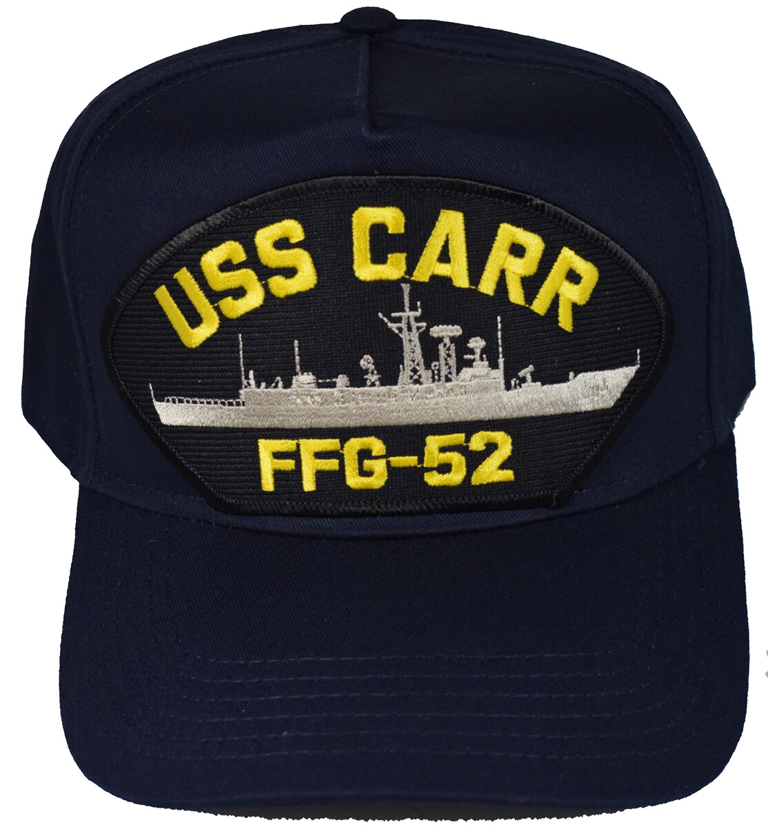 USS CARR FFG-52 HAT - NAVY BLUE - Veteran Owned Business