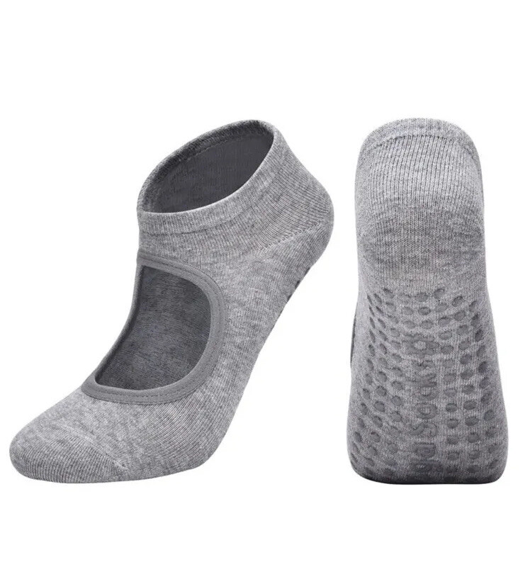 2 Pair Grip Socks for Women Non Slip Yoga Socks Hospital Socks Pilates Socks