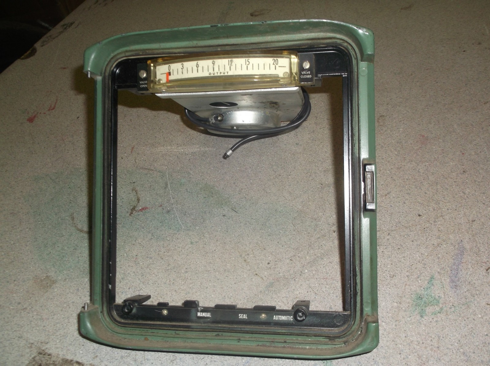 Taylor Transcope Chart Recorder Green Frame w/ Output Gauge 5P331Y