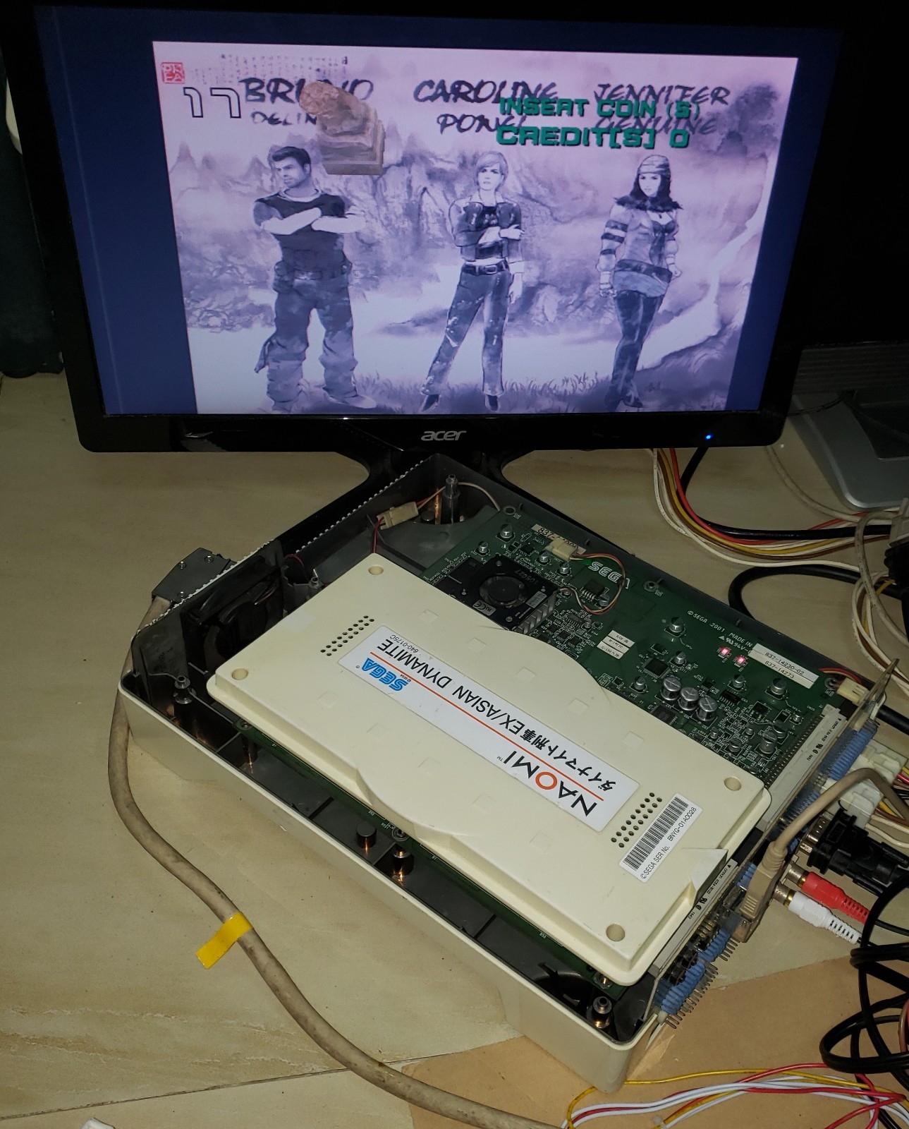 Dynamite Deka EX Rom board only Naomi System Video Arcade Game Sega