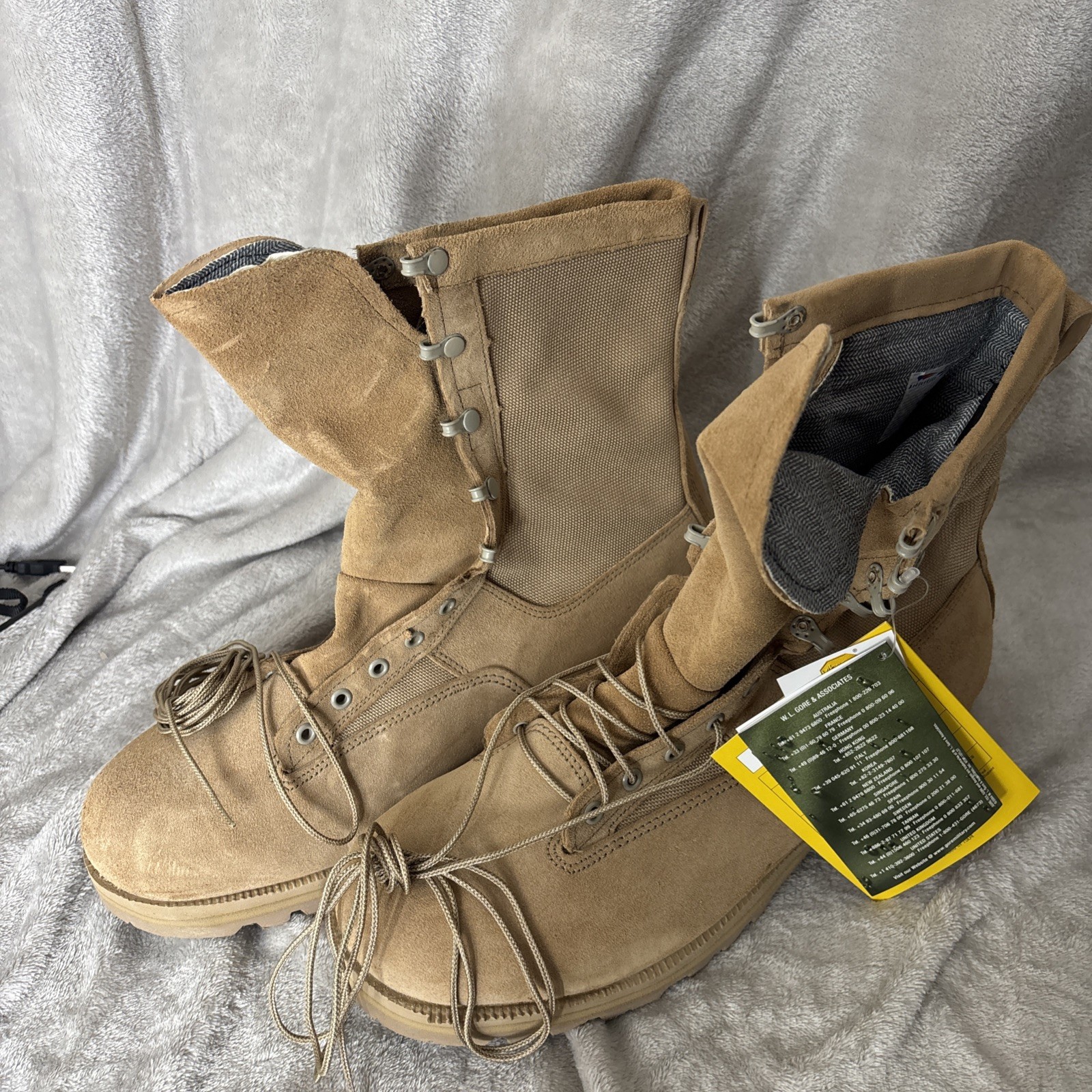 Belleville 790G Goretex Military Boots - U.S. Mens Size 14W Steel Toe Vibram