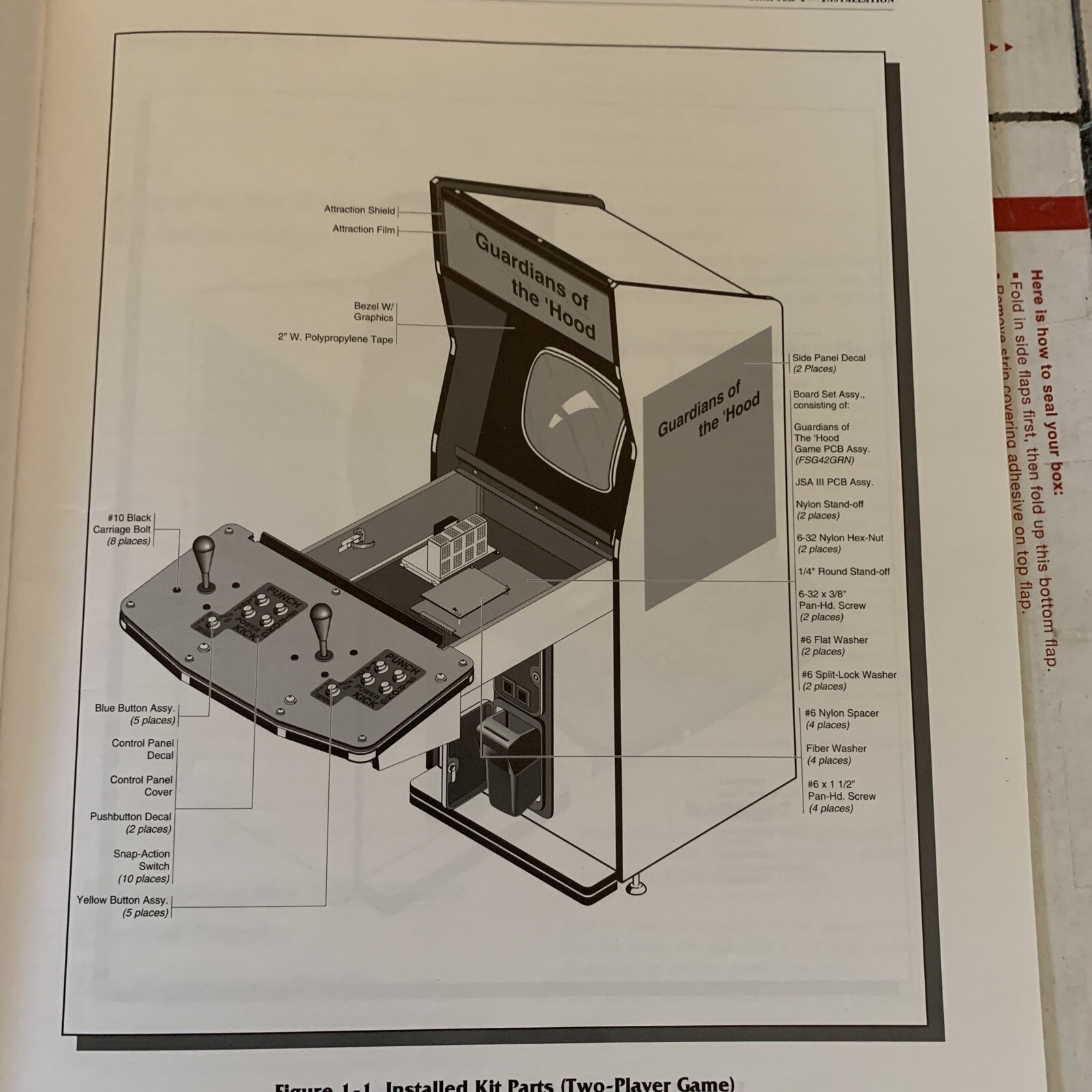 Guardians Of The Atari Arcade video GAME MANUAL