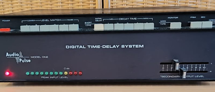 Vtg Original 1976 Model One Audio Pulse Digital Time Delay - Powers On/Untested