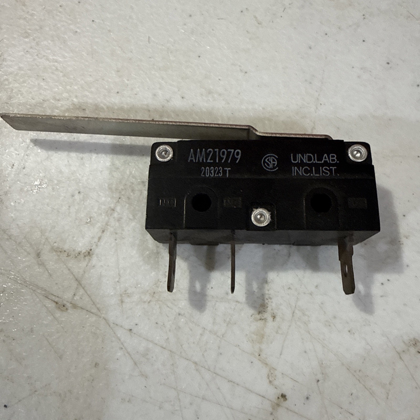 MATSUSHITA AM21979 NSPP MICRO SWITCH 20 AMP 250 VAC