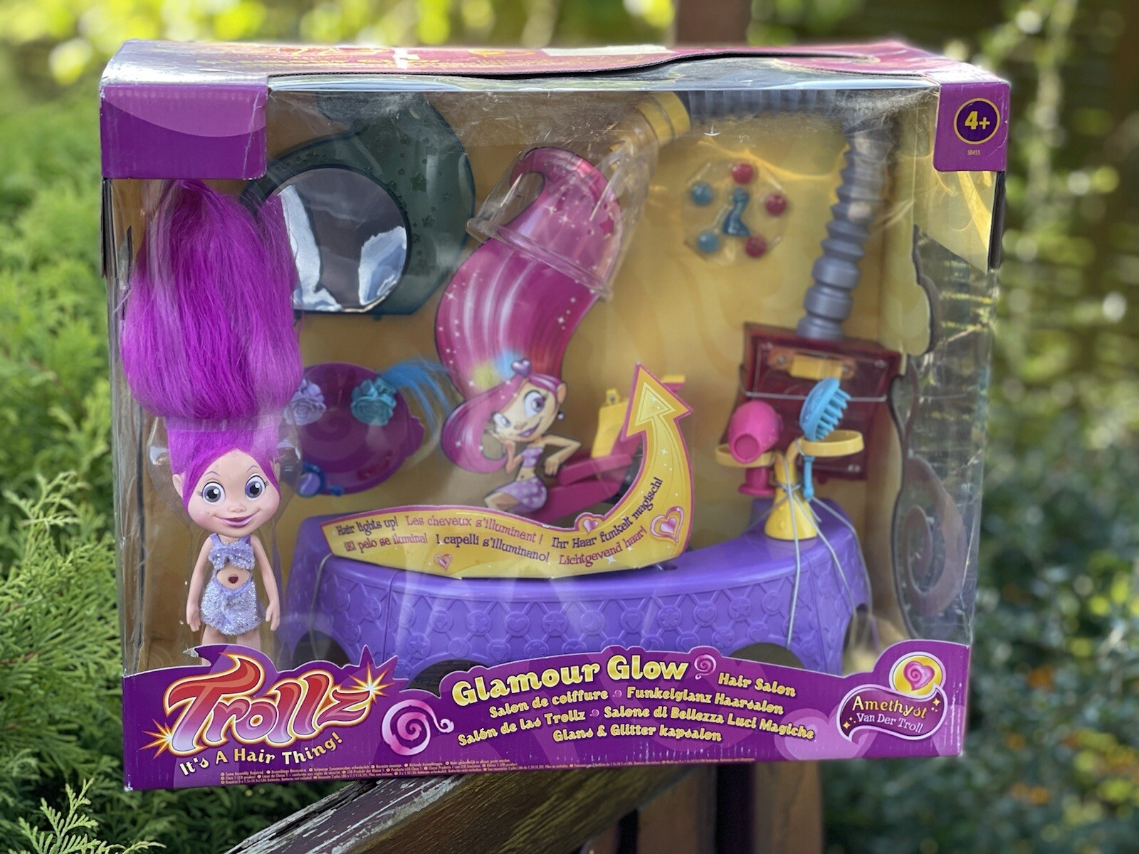 Hasbro Trollz Trolls Glamour Glow Hair Salon 2005 Unique New And OVP