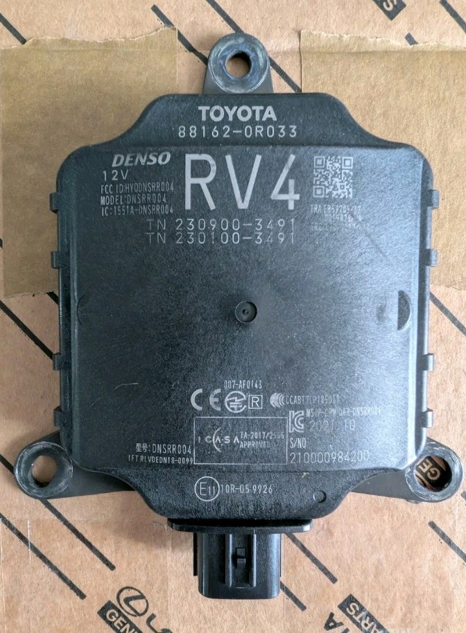 2020-2024 TOYOTA RAV4 BLIND SPOT MONITOR BSM MODULE OEM 88162-0R033 RV4 SENSOR