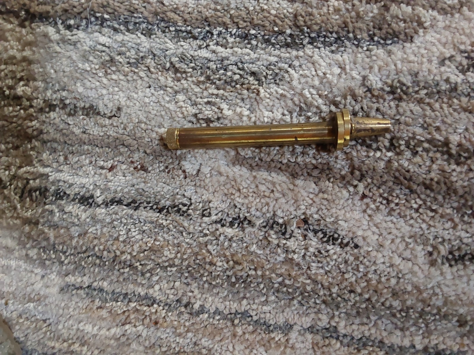 Vintage Brass Black Powder Measure w/ Funnel 0-120 gr
