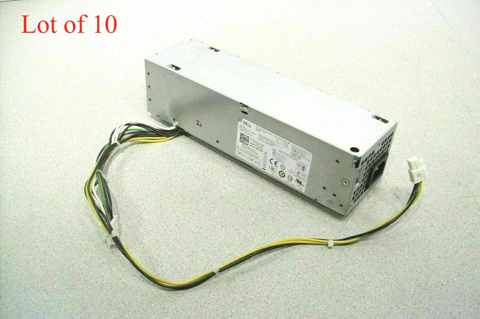Lot of 10 Genuine Dell 255W L255AS-00 Optiplex 3020 7020 9020 SFF Power Supply