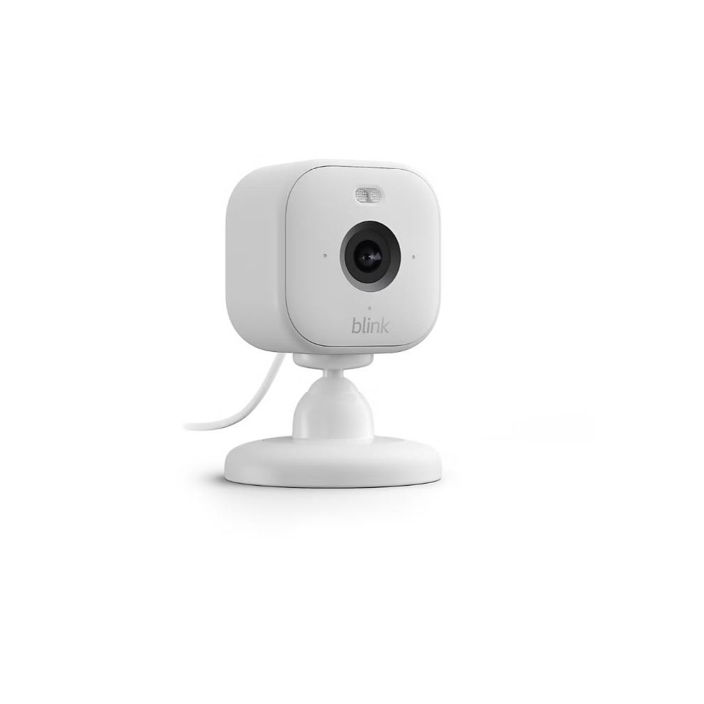 Blink Wired Floodlight Camera with Mini 2 Camera, Weather Resistant 13' Power Ad