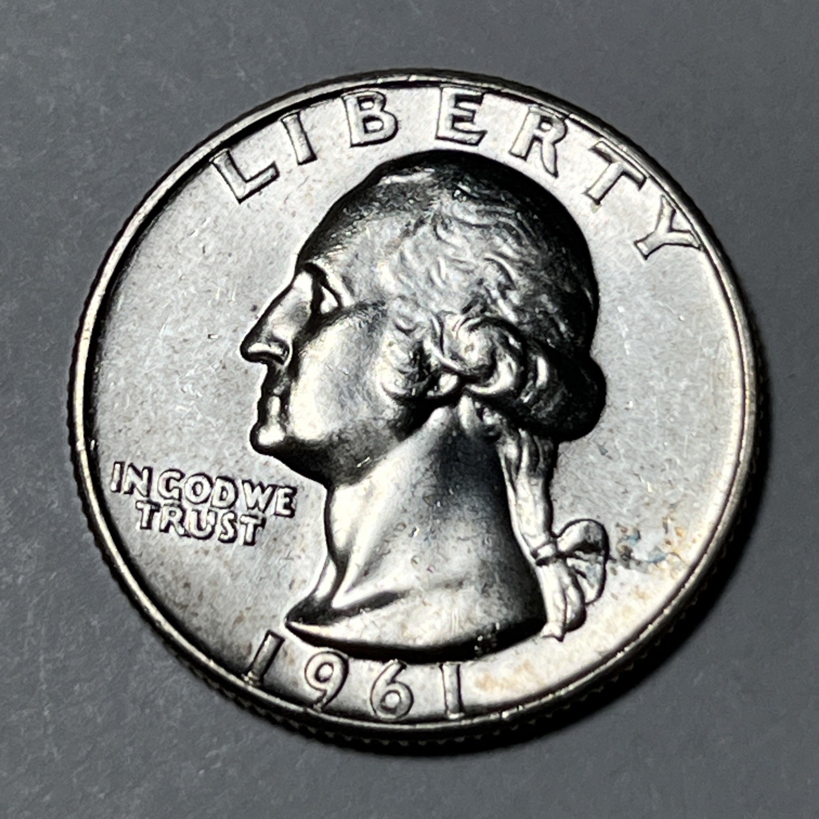 1961 Washington Silver Quarter Errors DDO Uncirculated