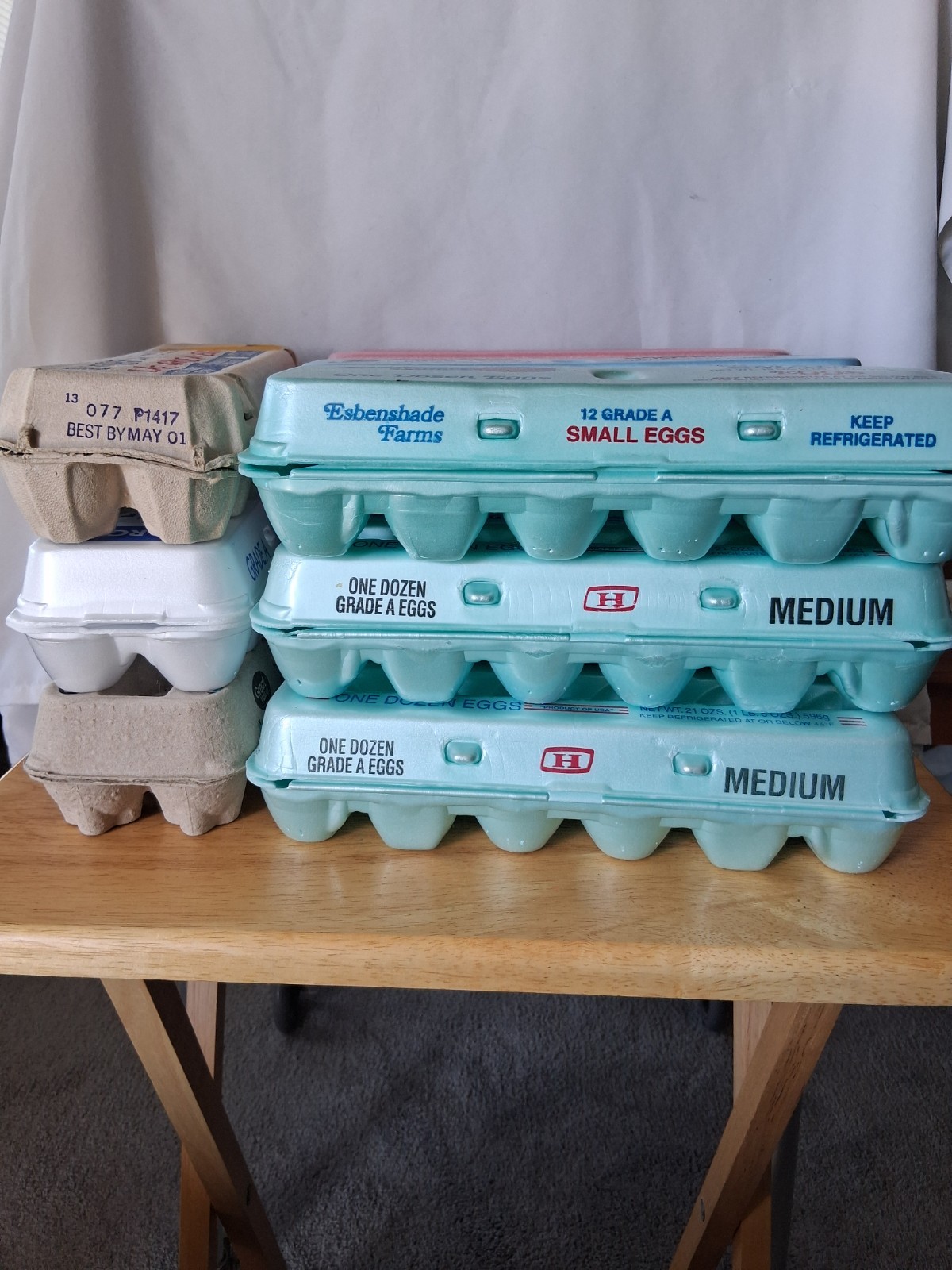 Assorted Egg Cartons