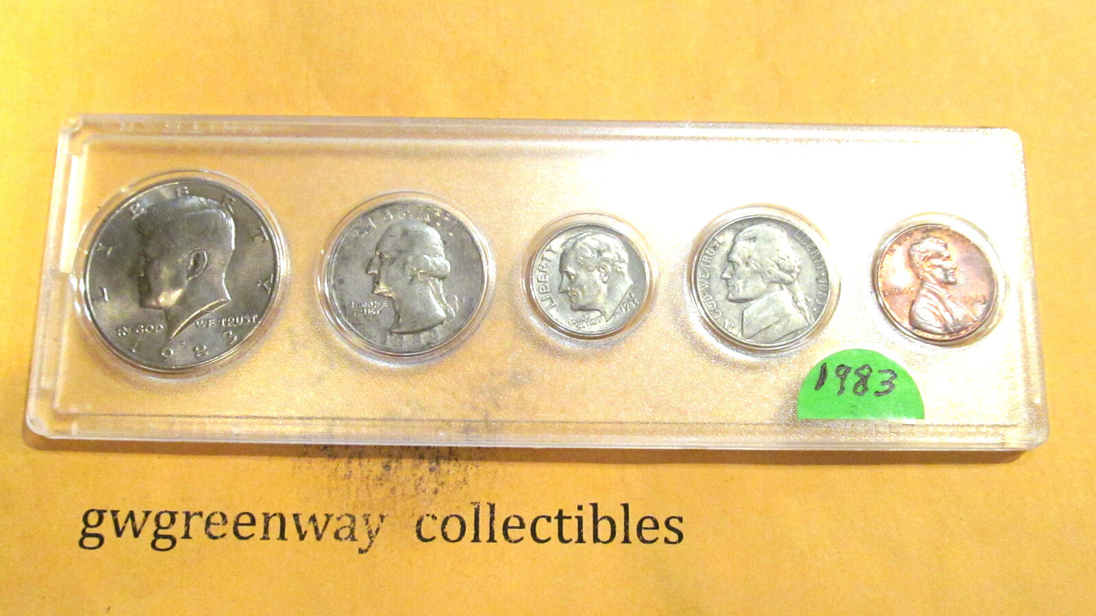 1983 Birth Year Coins Set  (also other years) FREE SHIPPING