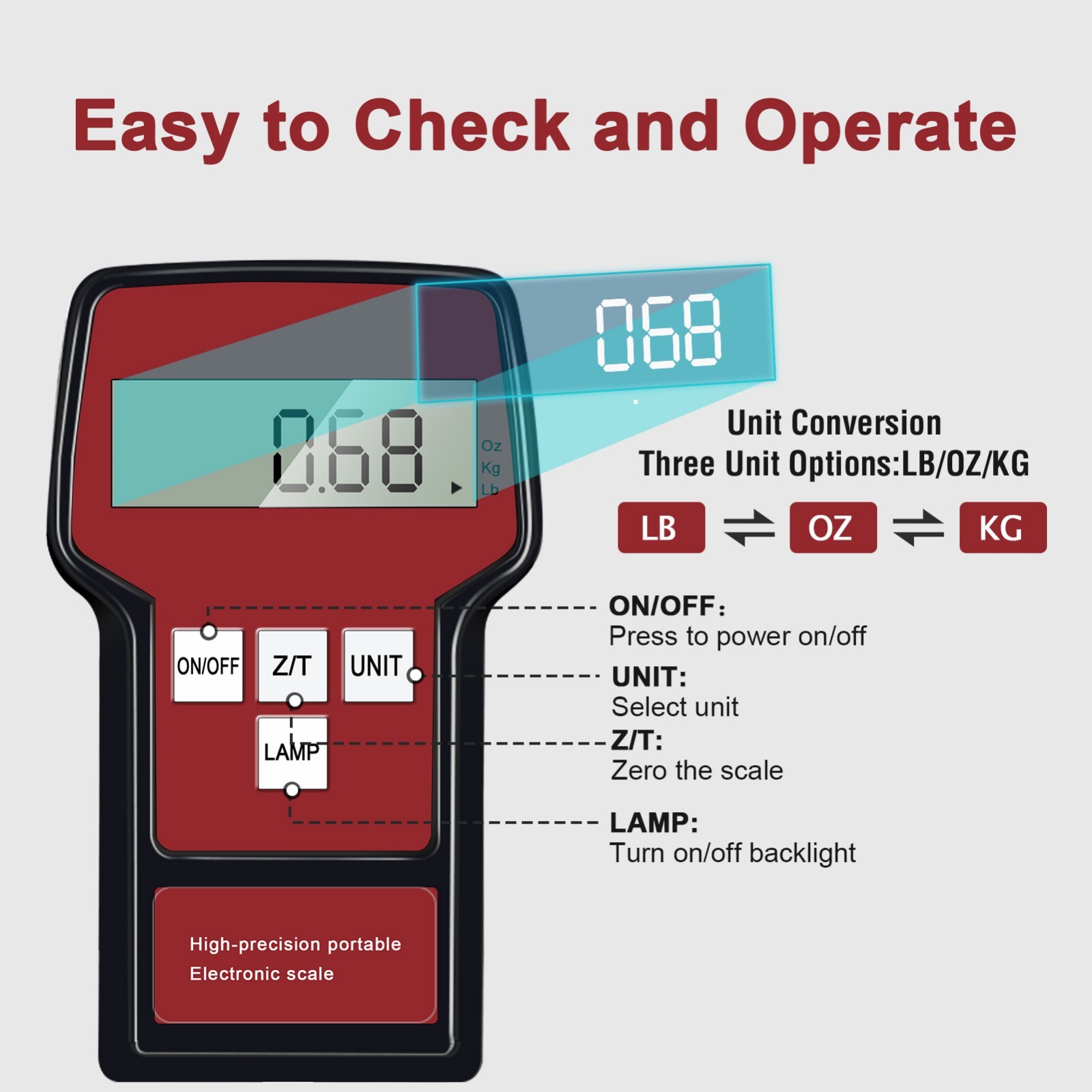 Refrigerant Scale,ACS-100A Digital Electronic Refrigerant Charging