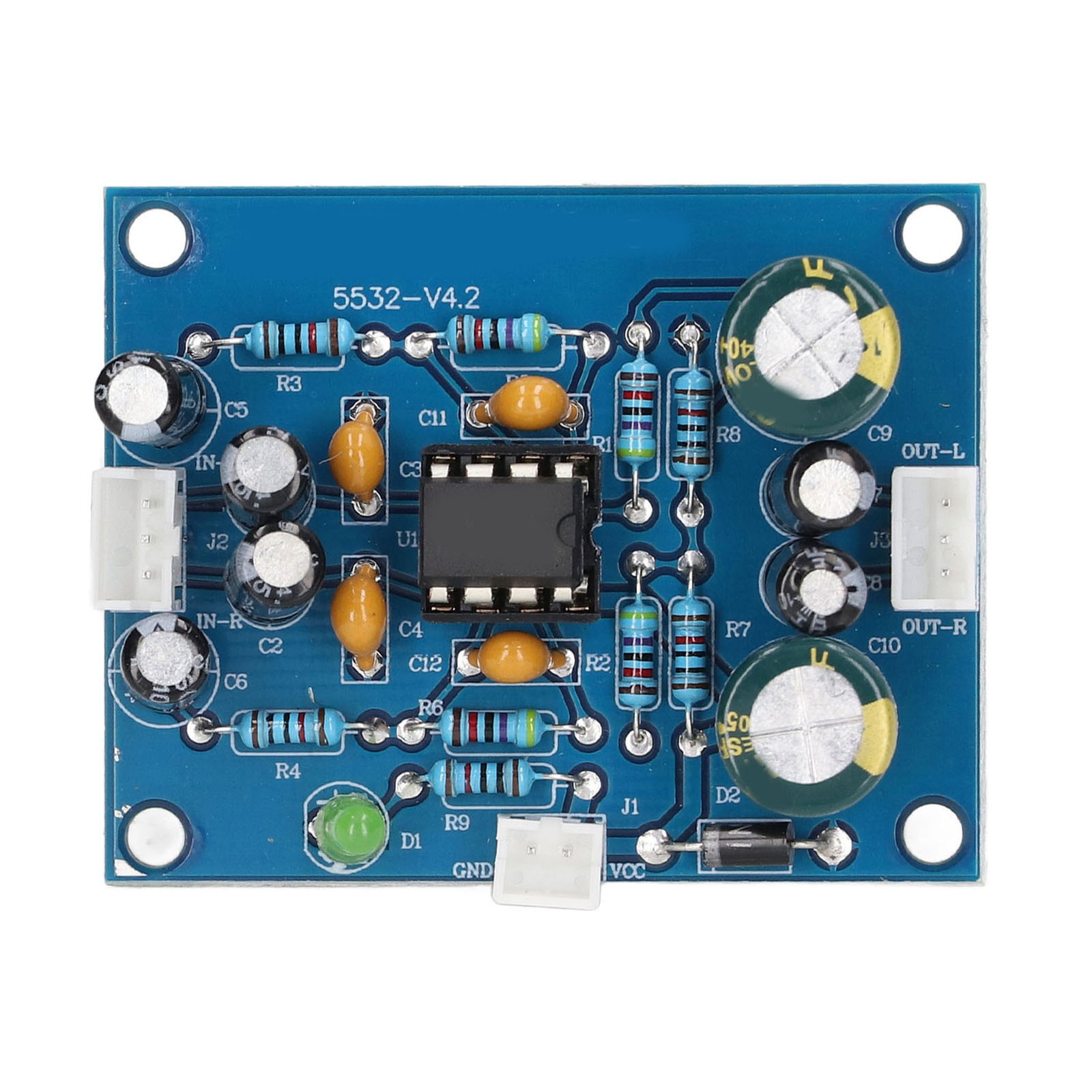 Preamp Module Audio Preamplifier Board NE5532 Chip Accessory Part For Replace↑