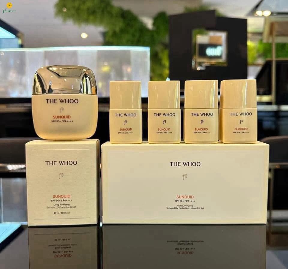 The history of Whoo Gongjinhyang Sunquid UV Protective Lotion Special Set