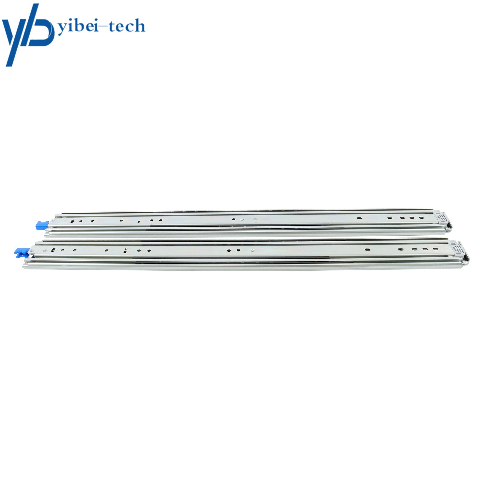 1 Pair Locking Drawer Slides 32" Full Extension & Lock 500 lb Load Capacity