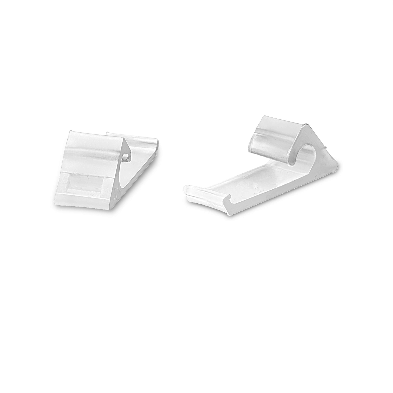 Nylon Siding Clips for Coax Cable 100 Pack RG6/RG59 Cable Management White
