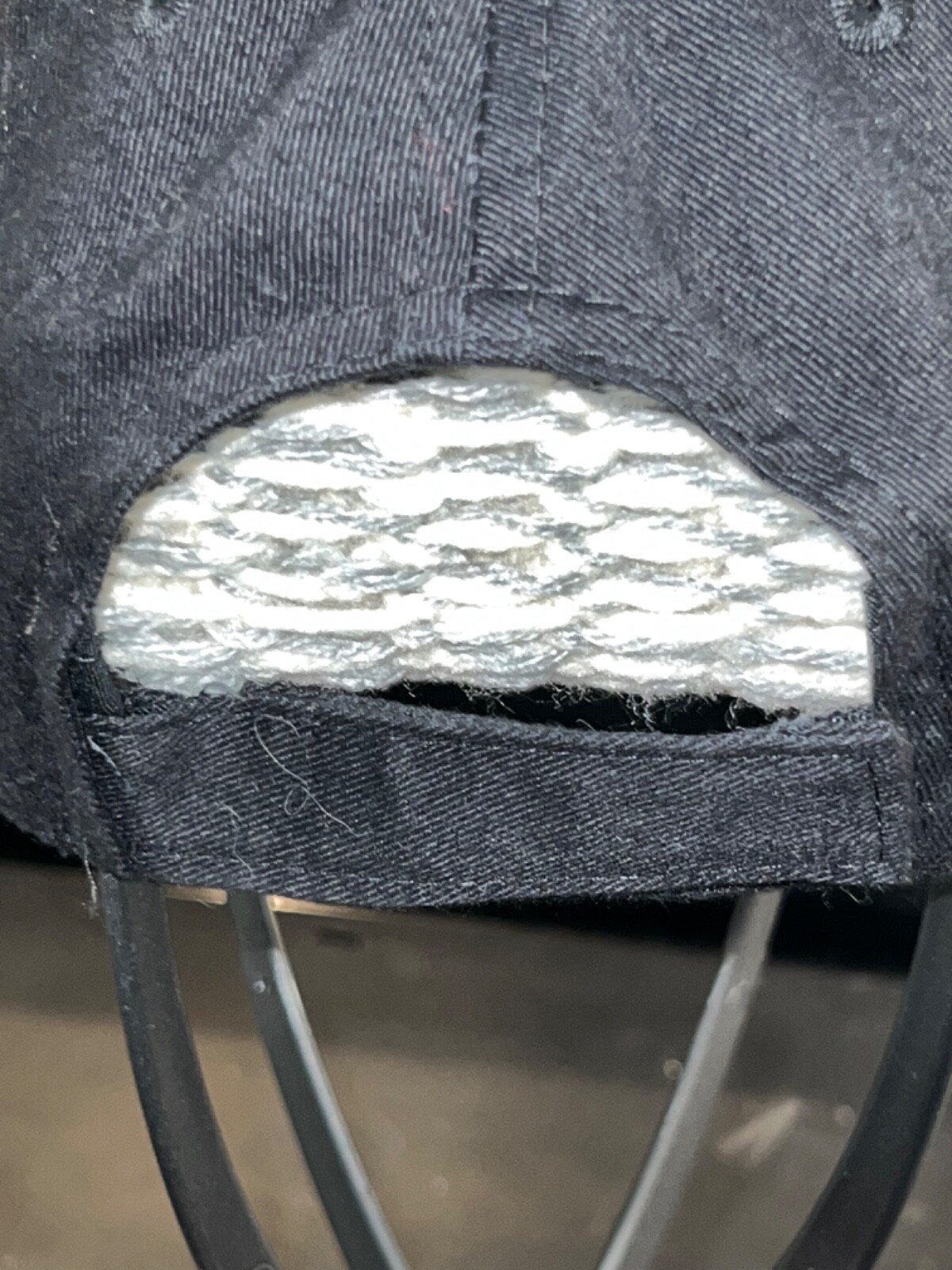 Black Hat Punisher on Front is white/blue ONSFA EUC