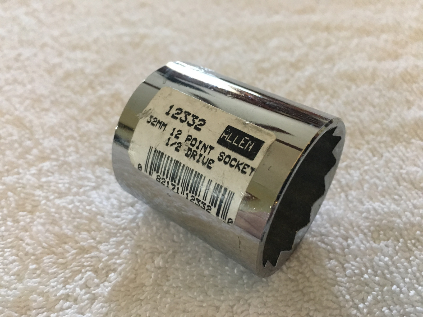 Allen 32mm 12 Point Socket 1/2 Drive 12332 - New
