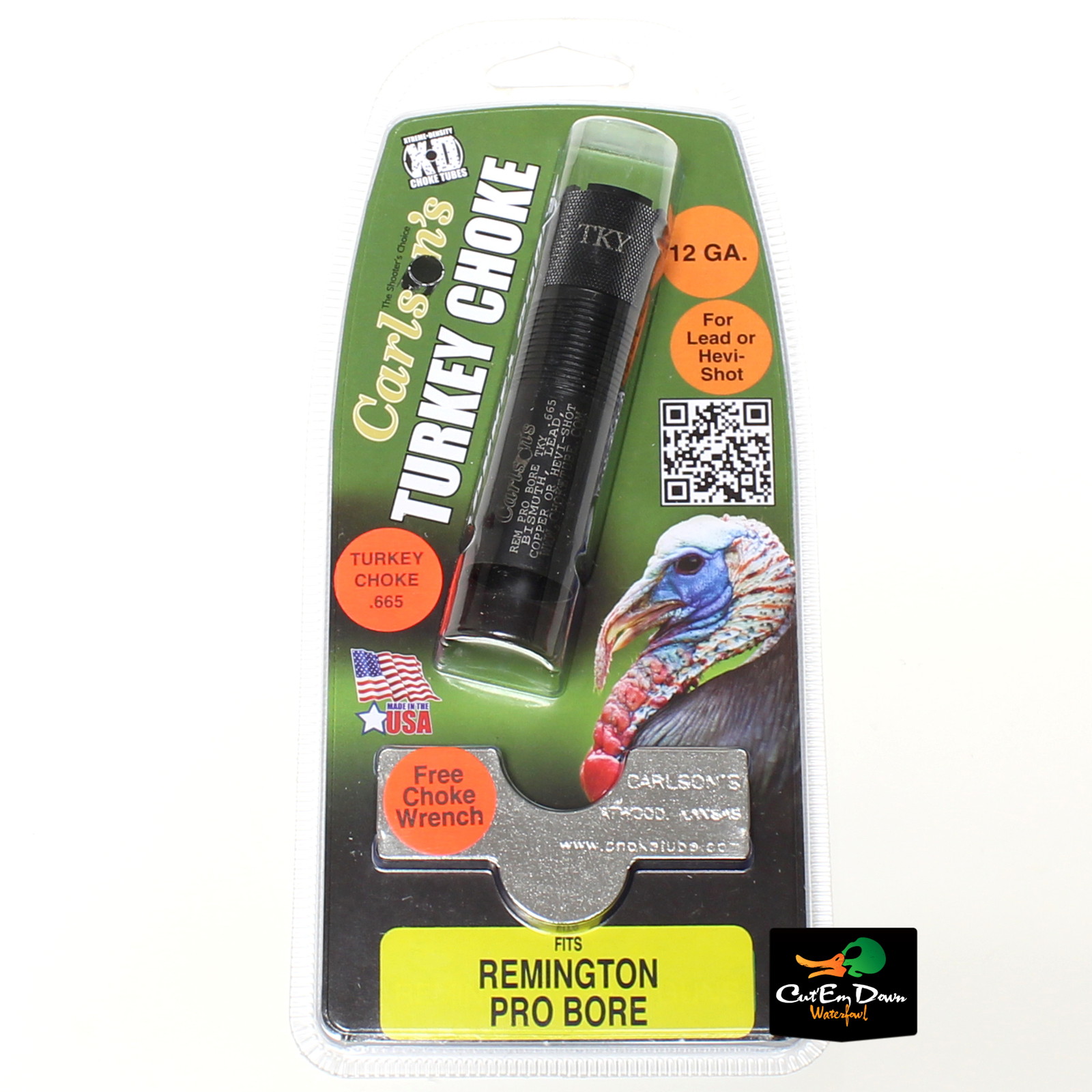 CARLSON'S REMINGTON PRO BORE EXTENDED CHOKE TUBE TURKEY .665 12GA FREE WRENCH