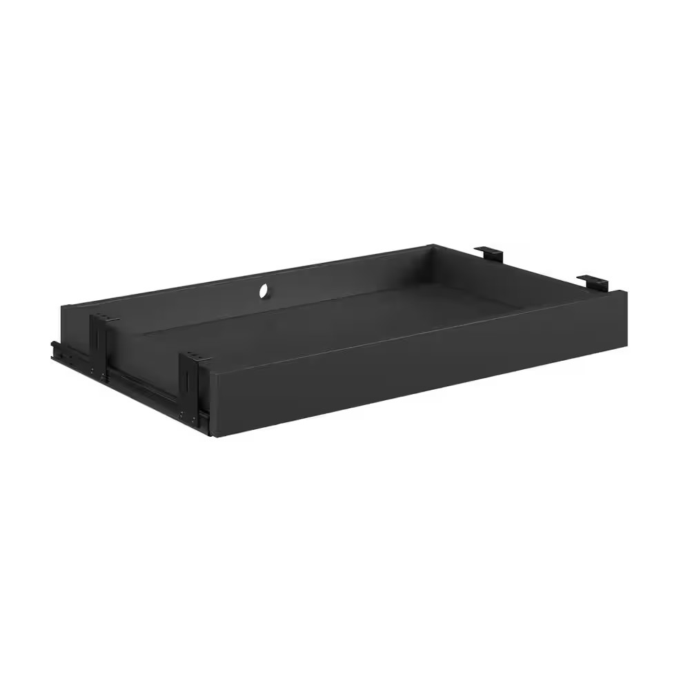 Affirm 27.874 In. Black Computer Desk Pencil Drawer