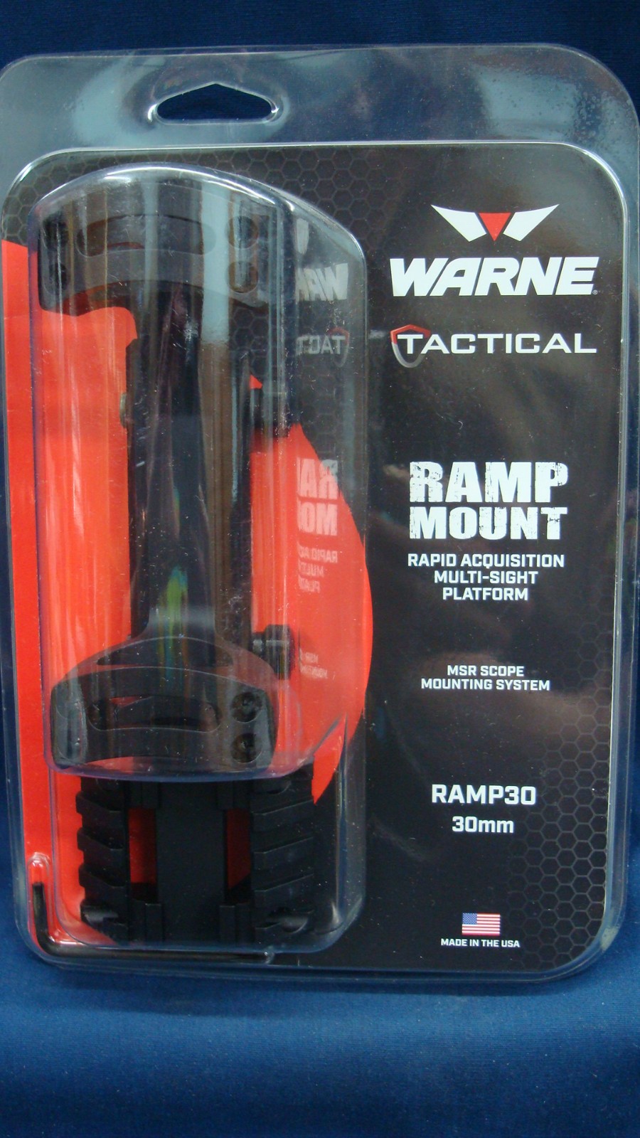 RAMP30 Team Warne 30mm Tactical 1 PC, Black