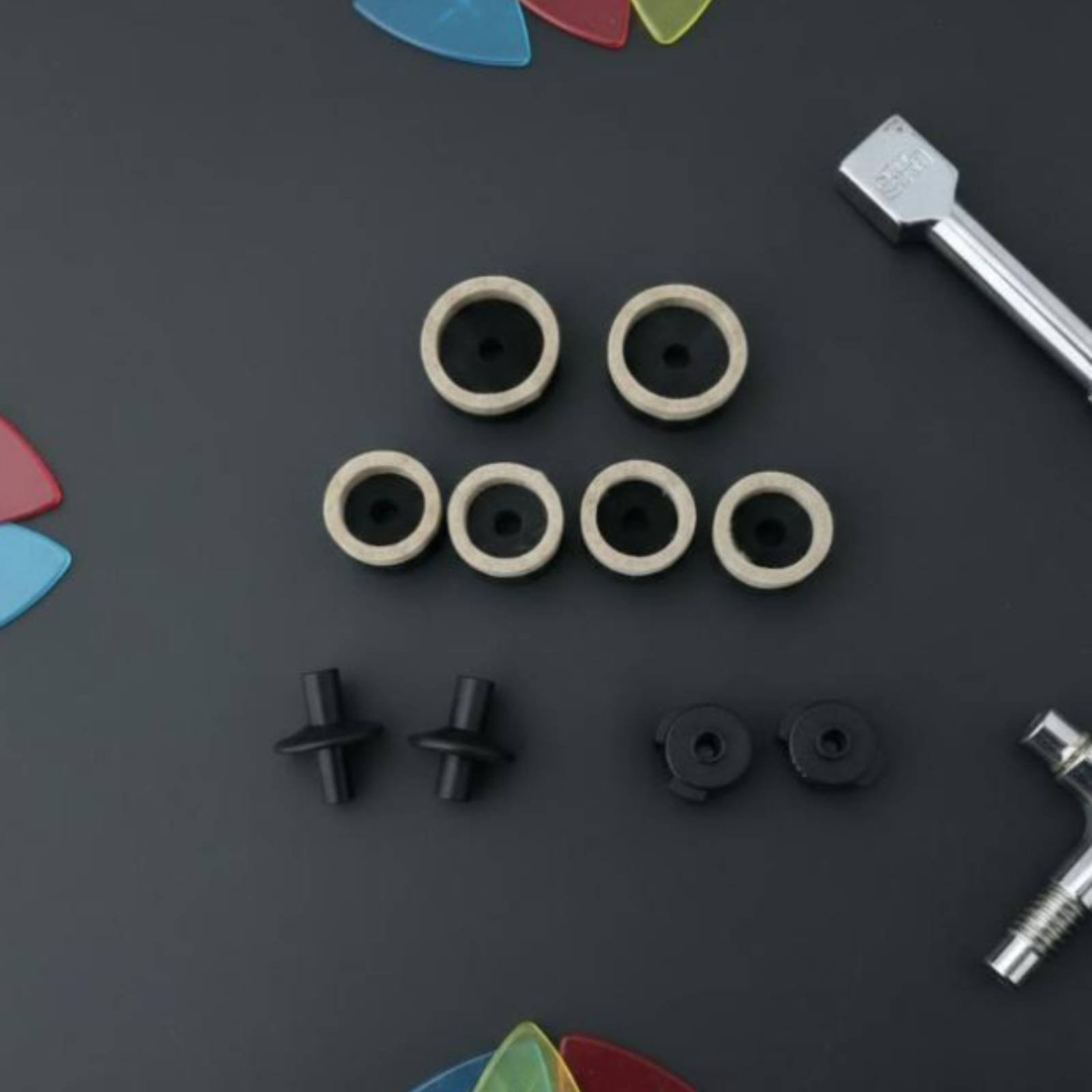 10 Pieces Cymbal Felt Washer Easy to Install Music Accessory Long-Lasting