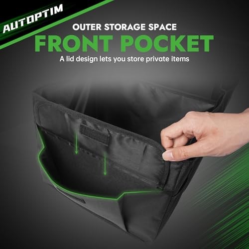 Car Trunk Organizer - Collapsible Car Organizer with Non Medium (2 Pack) Black