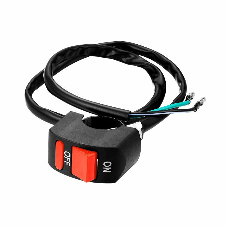 7/8'' Motorcycle Handlebar Scooter ATV Dirt Bike Kill Stop ON-OFF Button Switch