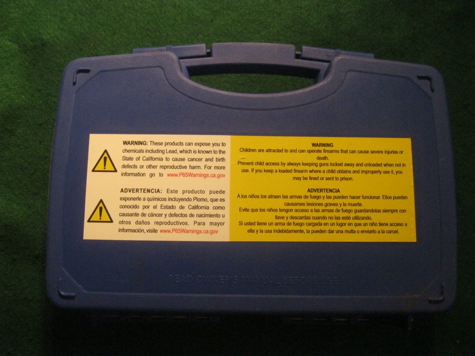 Girsan MC285A 9mm Case, Empty Box Side Label, Lock, Grips, Brush*